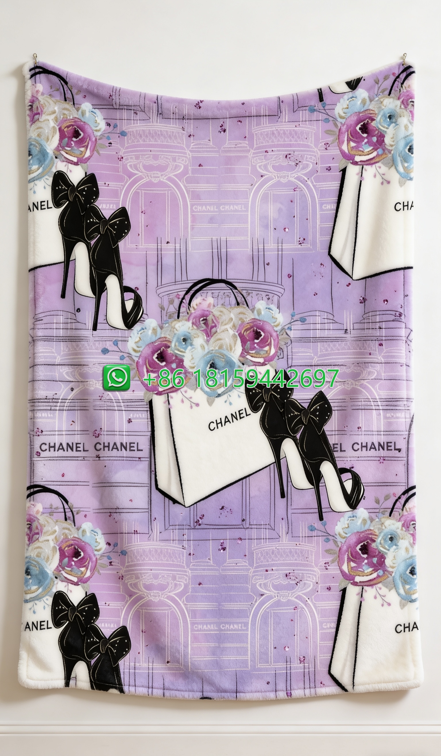 Chanel Throw Blankets